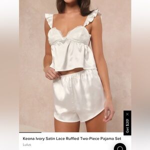 Lulus bridal pajamas